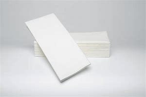 Empress White Dinner Napkins, 17 x 17 in, 1-Ply, 1/4 Fold, 3,000/Case