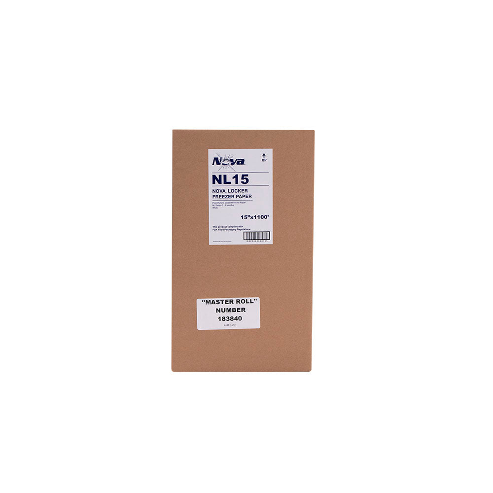 Nova White Freezer Paper, 15 in x 1,100 ft, 1 Boxed Roll