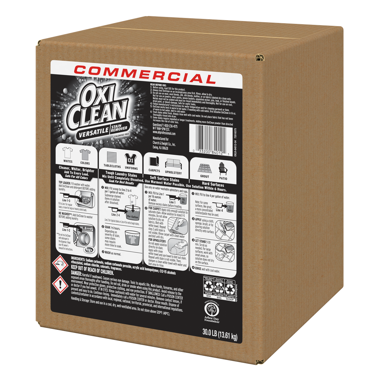 OxiClean Versatile Stain Remover 30 lb | 1/Case