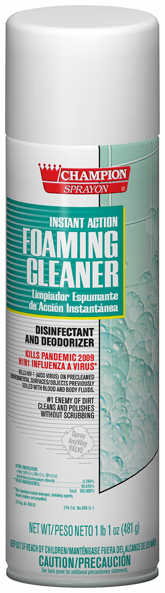 Chase Products Aerosol Foam Cleaner Disinfectant 17 oz | 12/Case
