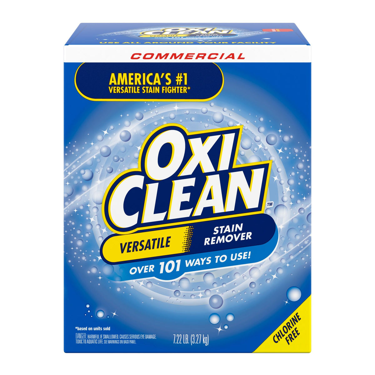 OxiClean Versatile Stain Remover, 7.22 lb, 4/Case