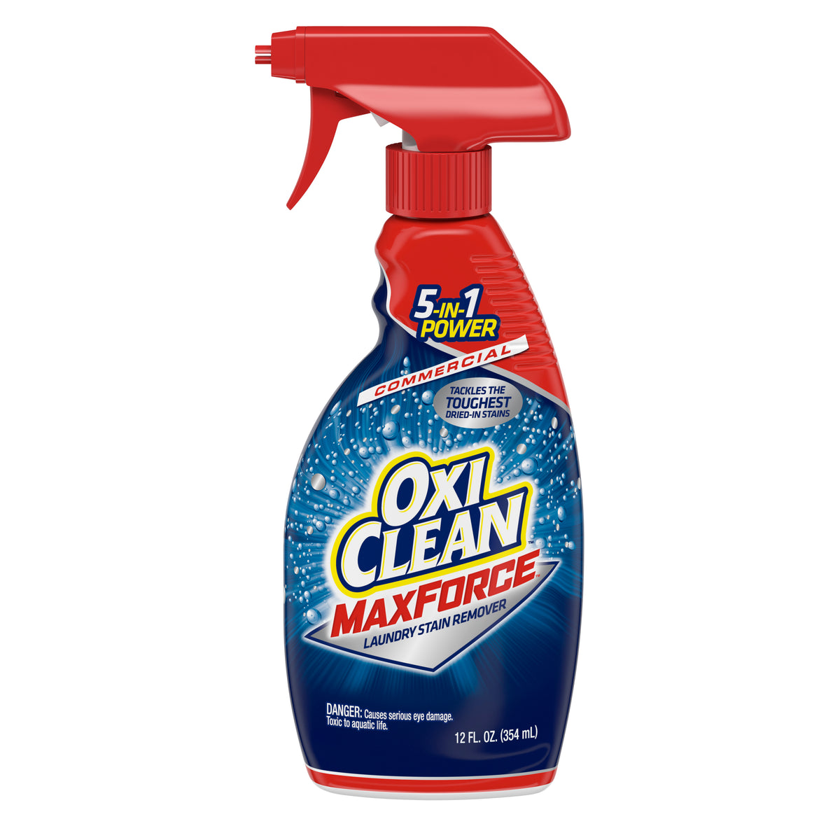 OxiClean Max Force Laundry Stain Remover Spray, 12 oz, 12/Case