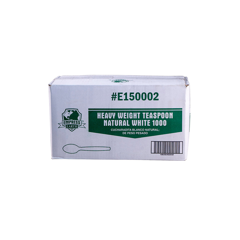 Empress Earth Natural Bio-Blend Heavyweight Teaspoons, Bulk, 1,000/Case