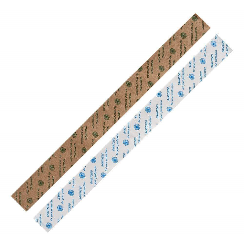 Fischer Printed Toilet Seat Bands, Stock Design, 1.5 x 16 Inches, 1,000/Box