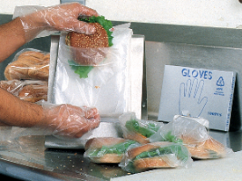 Elkay Plastics , Saddle Pack Flip Top Sandwich Bag , Clear 10" X 8" 1" 0.5 Mil , 10 / 200 cs