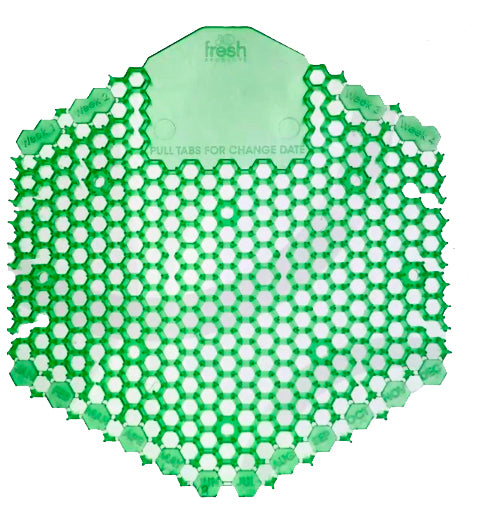 Fresh Products , Wave 3D Urinal Screen , Green Cucumber Melon Scent , 10 / bx