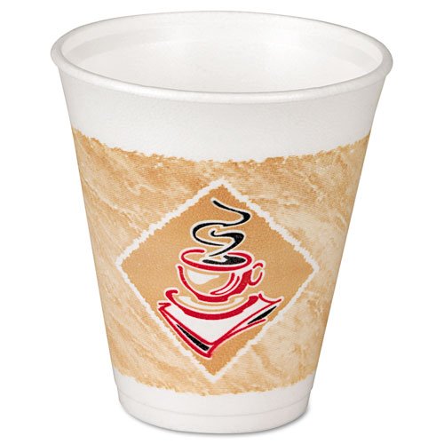 Dart Cafe G 12 oz White Foam Cup | 50/20 cs (1,000/Case)