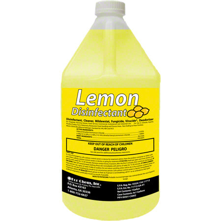 Kor Chem Lemon Neutral pH Disinfectant EPA Registered 1 Gallon | 4/Case