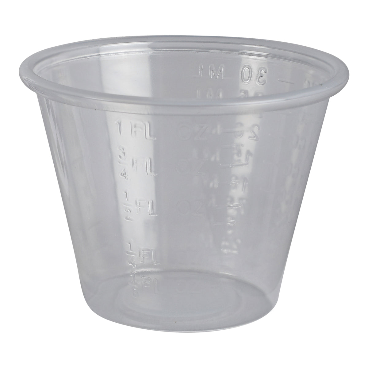 Empress Graduated Medical Cup Clear 1 oz | 50/100 cs (5,000 Cups/Case)