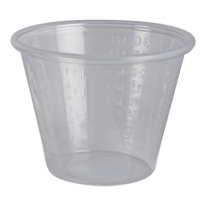 Empress Graduated Medical Cup Clear 1 oz | 50/100 cs (5,000 Cups/Case)