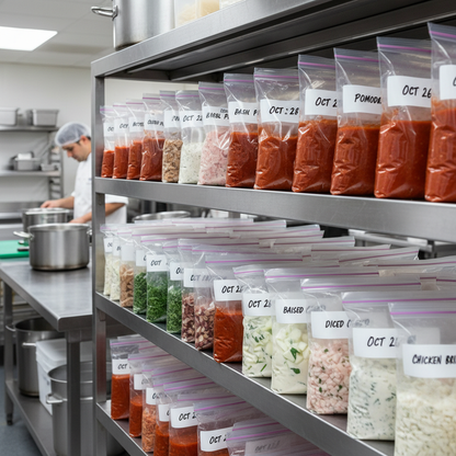 Elkay Plastics Seal Top Quart Bags Lifestyle