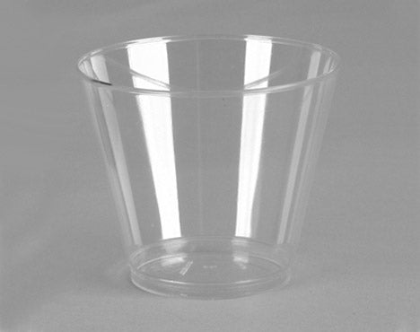 WNA , Comet Squat Tumbler , Smooth Wall Clear 9 oz , 20 / 25 cs